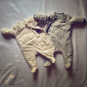 Baby gap filled cotton footie pajamas
